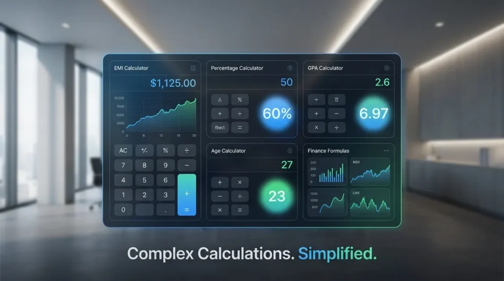 Free Online Calculation Tools | Fast & Accurate Calculators
