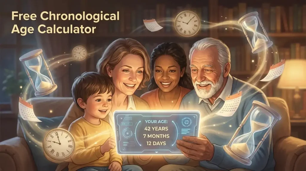 Free Chronological Age Calculator – See Your Exact Age