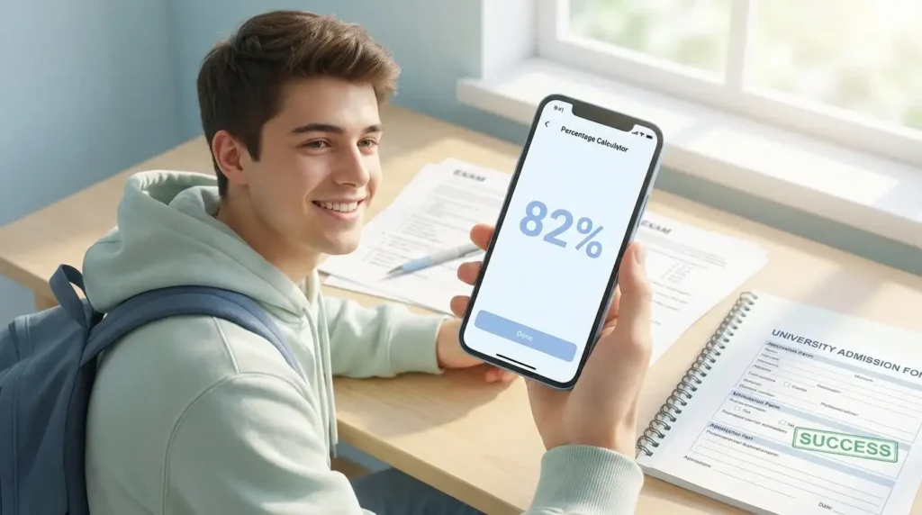 Percentage Calculator – Calculate Exam Marks Instantly